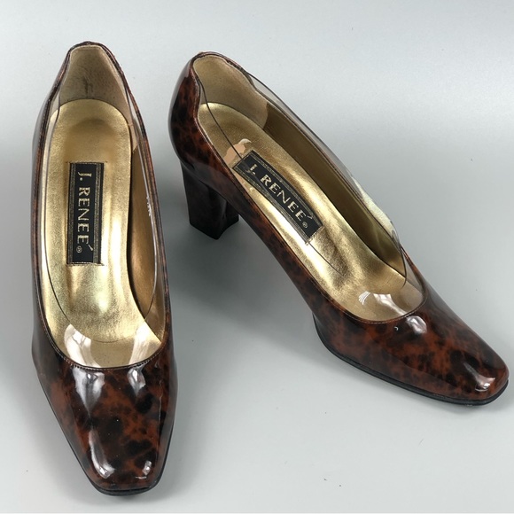 J. Renee Women’s Animal Print Pump Heels Size 7.5N - Picture 2 of 9